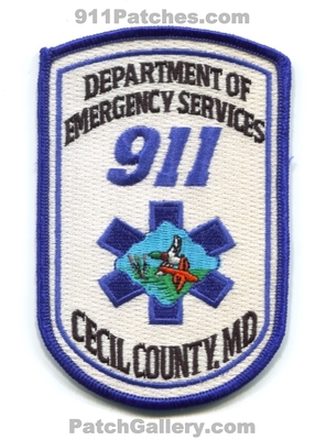 Cecil County Department of Emergency Services 911 Patch (Maryland)
Scan By: PatchGallery.com
Keywords: co. dept. es fire ems dispatcher communications
