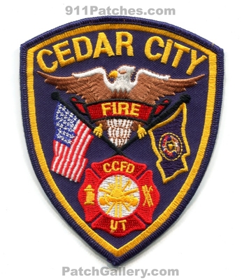 Cedar City Fire Department Patch (Utah)
Scan By: PatchGallery.com
Keywords: dept. ccfd