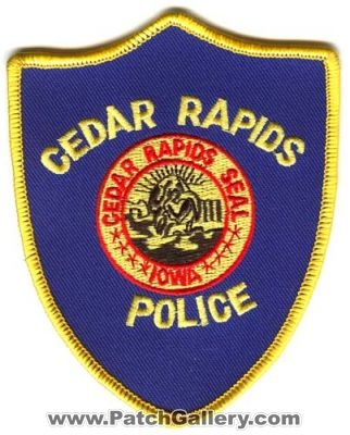 Cedar Rapids Police (Iowa)
Scan By: PatchGallery.com
