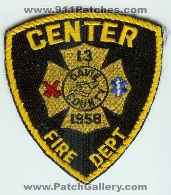 Center Fire Department (North Carolina)
Thanks to Mark C Barilovich for this scan.
Keywords: dept. 13 davie county