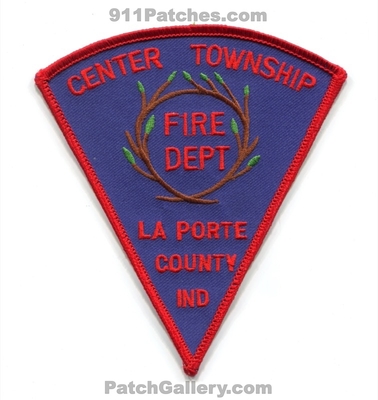 Center Township Fire Department LaPorte County Patch (Indiana)
Scan By: PatchGallery.com
Keywords: twp. dept.