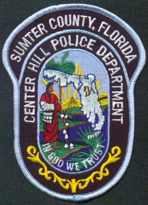 Center Hill Police Department
Thanks to EmblemAndPatchSales.com for this scan.
Keywords: florida sumter county