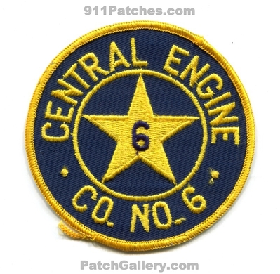 Central Engine Company Number 6 Nyack Fire Department Patch (New York)
Scan By: PatchGallery.com
Keywords: co. no. #6 dept.