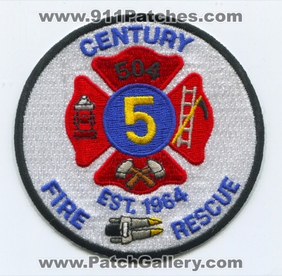 Century Fire Rescue Department 504 Patch (UNKNOWN STATE)
Scan By: PatchGallery.com
Keywords: dept.