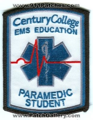 Century College EMS Education Paramedic Student Patch (Minnesota)
[b]Scan From: Our Collection[/b]
