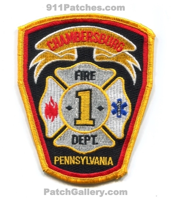 Chambersburg Fire Department 1 Patch (Pennsylvania)
Scan By: PatchGallery.com
Keywords: dept.
