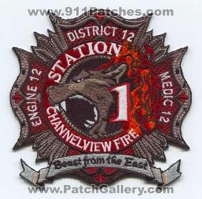 Channelview Fire Department Station 12 Patch (Texas)
Scan By: PatchGallery.com
Keywords: Dept. Sta. Company Co. District Dist. Engine Medic beast from the east