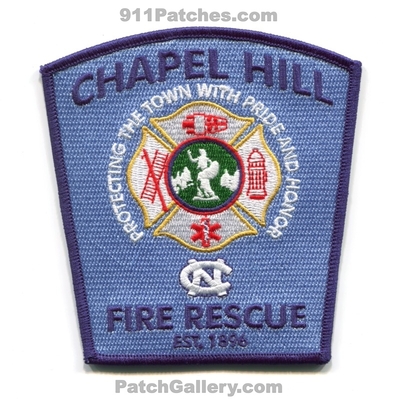 Chapel Hill Fire Rescue Department Patch (North Carolina)
Scan By: PatchGallery.com
Keywords: dept. the university of at protecting the town with pride and honor est. 1896