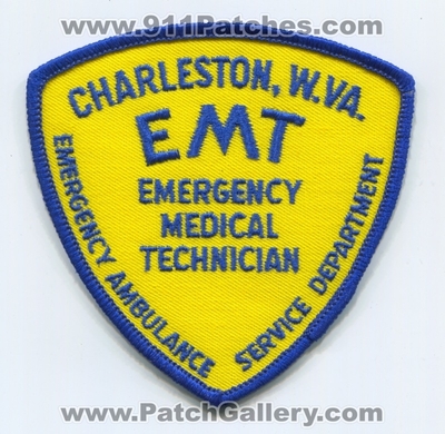 Charleston Emergency Ambulance Service Department EMT EMS Patch (West Virginia)
Scan By: PatchGallery.com
Keywords: dept. medical technician services w.va.