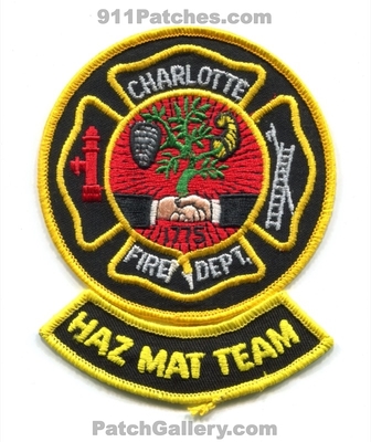 Charlotte Fire Department HazMat Team Patch (North Carolina)
Scan By: PatchGallery.com
Keywords: dept. haz-mat hazardous materials
