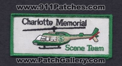 Charlotte Memorial Scene Team (North Carolina)
Thanks to Paul Howard for this scan.
Keywords: hospital air medical helicopter ems