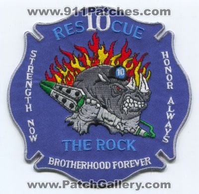 Charlotte Fire Department Rescue 10 (North Carolina)
Scan By: PatchGallery.com
Keywords: dept. company co. station the rock strength now honor always brotherhood forever