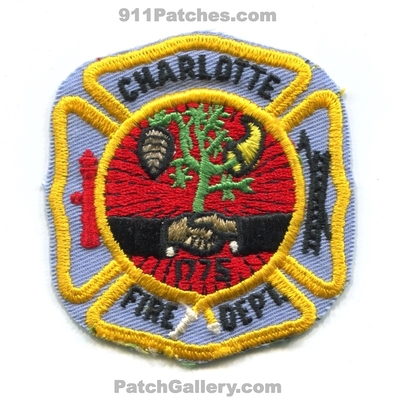 Charlotte Fire Department Patch (North Carolina)
Scan By: PatchGallery.com
Keywords: dept. 1775