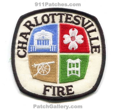 Charlottesville Fire Department Patch (Virginia)
Scan By: PatchGallery.com
Keywords: dept.