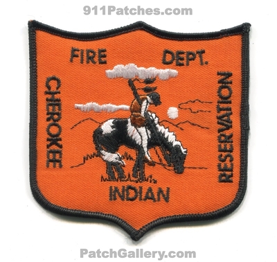 Cherokee Indian Reservation Fire Department Patch (North Carolina)
Scan By: PatchGallery.com
Keywords: tribe tribal dept.
