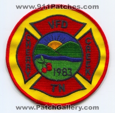 Cherry Creek Volunteer Fire Department Patch (Tennessee)
Scan By: PatchGallery.com
Keywords: vol. dept. vfd tn