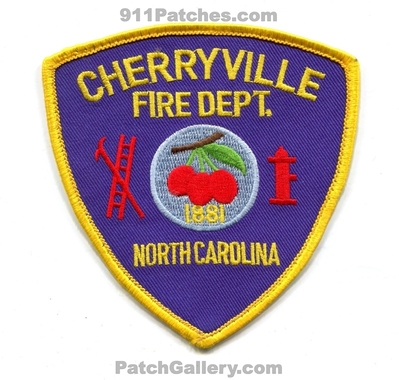 Cherryville Fire Department Patch (North Carolina)
Scan By: PatchGallery.com
Keywords: dept. 1881