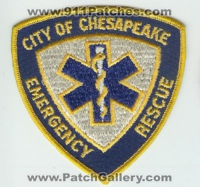 Chesapeake Emergency Rescue (UNKNOWN STATE)
Thanks to Mark C Barilovich for this scan.
Keywords: ems city of