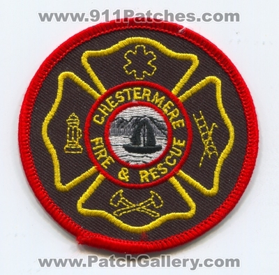 Chestermere Fire and Rescue Department Patch (Canada AB)
Scan By: PatchGallery.com
Keywords: & dept.
