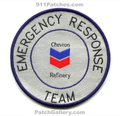 Chevron Oil Refinery Emergency Response Team ERT Fire EMS Patch (California)
Scan By: PatchGallery.com
Keywords: department dept. gas petroleum industrial hazmat haz-mat