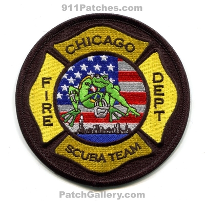 Chicago Fire Department SCUBA Team Patch (Illinois)
Scan By: PatchGallery.com
Keywords: dept. cfd c.f.d. diver rescue