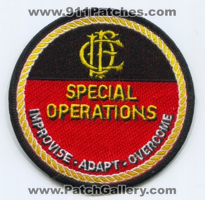 Chicago Fire Department Special Operations Patch (Illinois)
Scan By: PatchGallery.com
Keywords: dept. cfd improvise adapt overcome