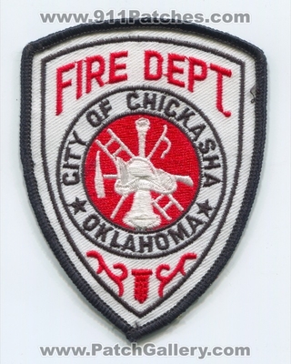Chickasha Fire Department Patch (Oklahoma)
Scan By: PatchGallery.com
Keywords: city of dept.