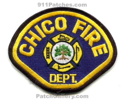Chico Fire Department Patch (California)
Scan By: PatchGallery.com
Keywords: dept.