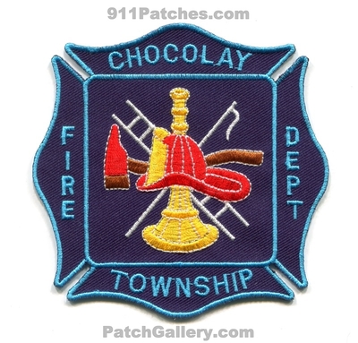 Chocolay Township Fire Department Patch (Michigan)
Scan By: PatchGallery.com
Keywords: twp. dept.