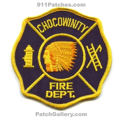 Chocowinity Fire Department Patch (North Carolina)
Scan By: PatchGallery.com
Keywords: dept.