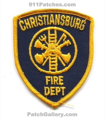 Christiansburg Fire Department Patch (Virginia)
Scan By: PatchGallery.com
Keywords: dept.
