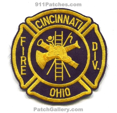 Cincinnati Fire Division Patch (Ohio)
Scan By: PatchGallery.com
Keywords: div. department dept.