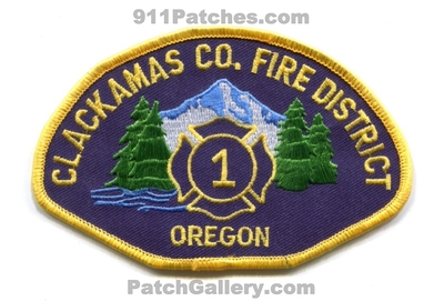 Clackamas County Fire District 1 Patch (Oregon)
Scan By: PatchGallery.com
Keywords: co. dist. number no. #1 department dept.