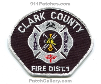 Clark County Fire District 1 Patch (Washington)
Scan By: PatchGallery.com
Keywords: co. dist. number no. #1 department dept. rescue