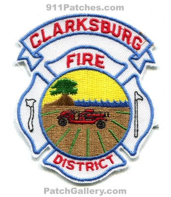 Clarksburg Fire District Patch (California)
Scan By: PatchGallery.com
Keywords: dist. department dept.