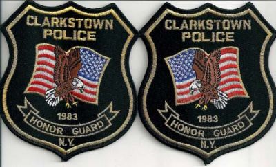 Clarkstown Police Honor Guard
Thanks to EmblemAndPatchSales.com for this scan.
Keywords: new york