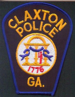 Claxton Police
Thanks to EmblemAndPatchSales.com for this scan.
Keywords: georgia