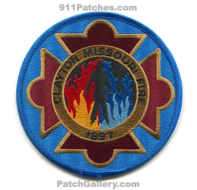 Clayton Fire Department Patch (Missouri)
Scan By: PatchGallery.com
Keywords: dept. 1897