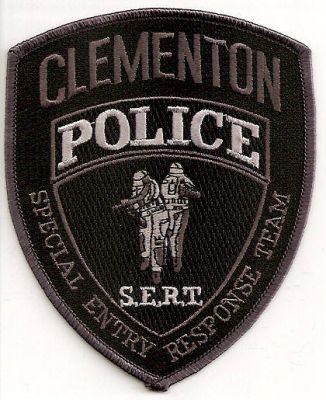 Clementon Police S.E.R.T.
Thanks to EmblemAndPatchSales.com for this scan.
Keywords: new jersey sert special entry response team