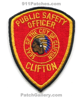 Clifton Public Safety Officer Patch (New Jersey)
Scan By: PatchGallery.com
Keywords: city of police department dept. dps