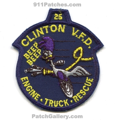 Clinton Volunteer Fire Department Station 25 Patch (Maryland)
Scan By: PatchGallery.com
Keywords: vol. dept. vfd v.f.d. company co. engine truck rescue beep beep