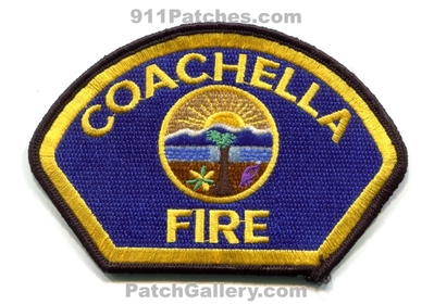Coachella Fire Department Patch (California)
Scan By: PatchGallery.com
Keywords: dept.