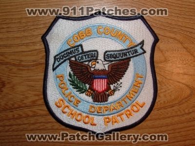 Cobb County Police Department School Patrol (Georgia)
Picture By: PatchGallery.com
Keywords: dept.