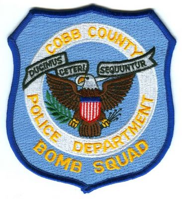 Cobb County Police Bomb Squad (Georgia)
Scan By: PatchGallery.com
Keywords: department
