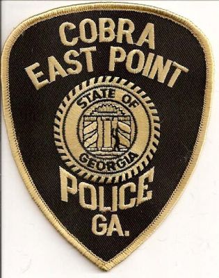 Cobra East Point Police
Thanks to EmblemAndPatchSales.com for this scan.
Keywords: georgia