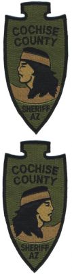 Cochise County Sheriff (Arizona)
Thanks to BensPatchCollection.com for this scan.
