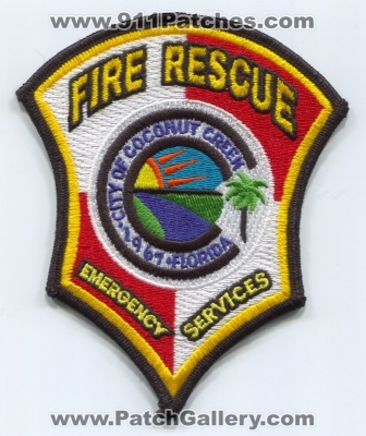 Coconut Creek Fire Rescue Department (Florida)
Scan By: PatchGallery.com
Keywords: city of dept. emergency services