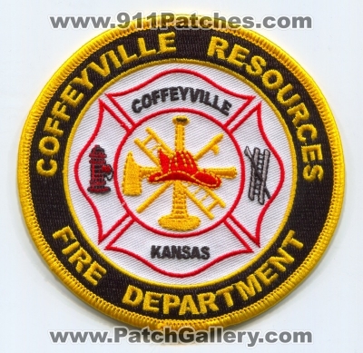 Coffeyville Resources Refinery Fire Department Patch (Kansas)
Scan By: PatchGallery.com
Keywords: dept.
