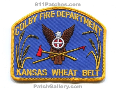 Colby Fire Department Patch (Kansas)
Scan By: PatchGallery.com
