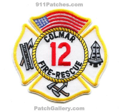 Colmar Fire Rescue Department 12 Patch (Pennsylvania)
Scan By: PatchGallery.com
Keywords: dept.